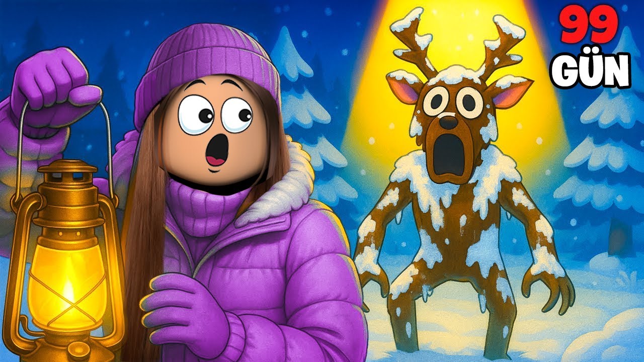 Ormanda 99 Gece YENI KAR GÜNCELLEMESI! -Roblox