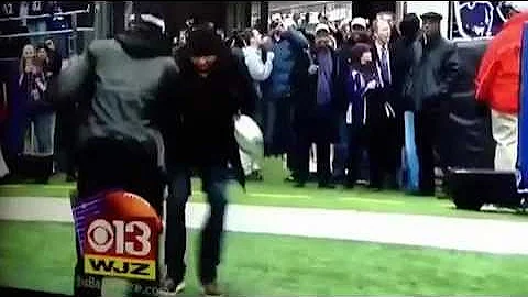 Ray Lewis Final Dance Superbowl Champions Parade Feb 5 2013