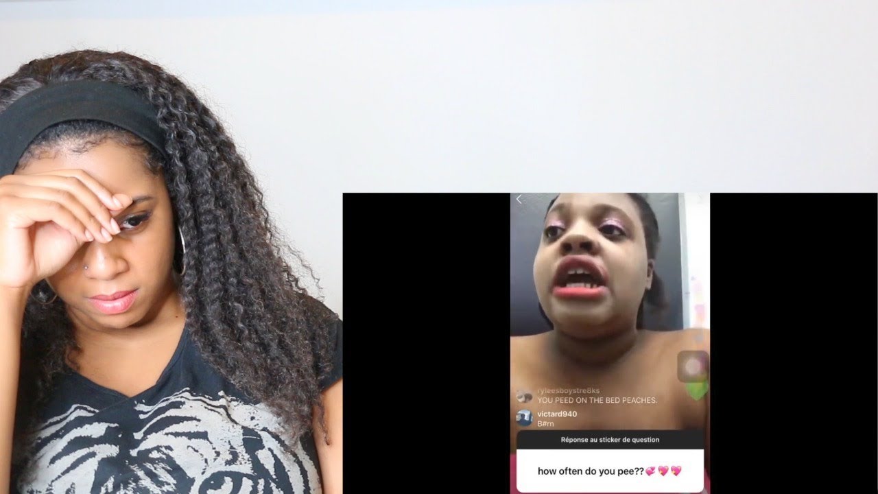 LOVELY PEACHES GETTING CONFUSED BY QUESTIONS ON LIVE Reaction YouTube