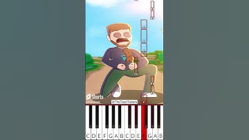 War Between MrBeast and T-Series (@TheToonTubers) - Octave Piano Tutorial
