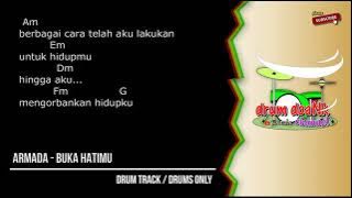Armada - Buka Hatimu (drums only) [chord gitar & lirik]