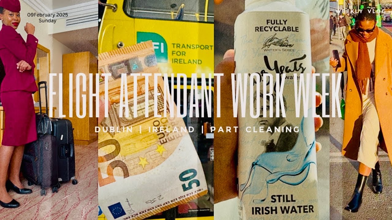 Weekly Vlog: Qatar Airways Cabin Crew Life|Dublin| Vienna| Cleaning |South African Flight attendant