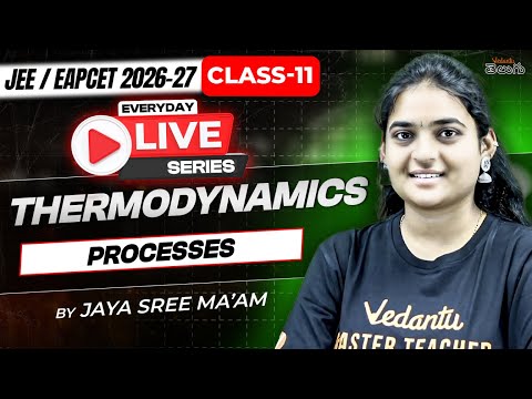 Thermodynamics Class 11 - Processes - Concepts & PYQs - MPC - JEE / EAPCET 2026