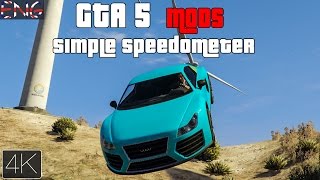GTA 5 Mod - Simple Speedometer [ENG/4K]