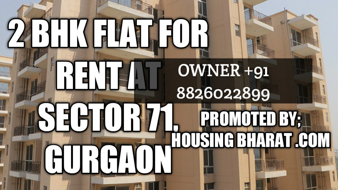 2 BHK Flat for Rent at Sector 71, Gurgaon