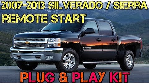 2007-2013 Silverado/Sierra/Tahoe/Yukon Plug & Play Remote Start Kit