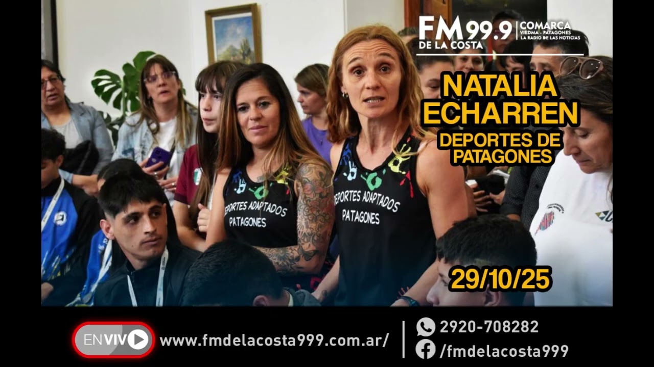 Natalia Echarren - FM SDE LA COSTA 99.9 - 29/10/25