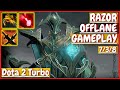 Razor 7/3/8 [OFFLANE] [Gameplay DOTA 2 Turbo] 7.32