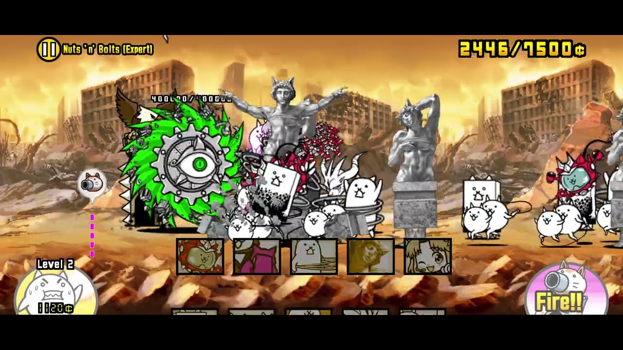 The Battle Cats Techneurosis Nuts 'n' Bolts (Expert) YouTube