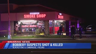 Store owner shoots and kills two robbery suspects, police say