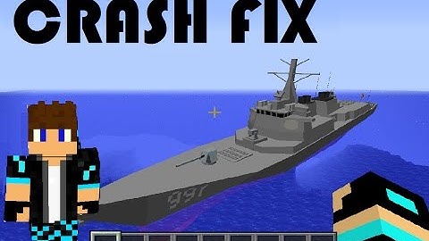minecraft flans battleship mod CRASH FIX