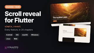 Make your Flutter app scroll like a website in 5 minutes with simple_reveal