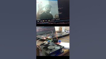 Hand Gesture Controlled Fan Speed Using OpenCV, Python & Arduino #project #arduino