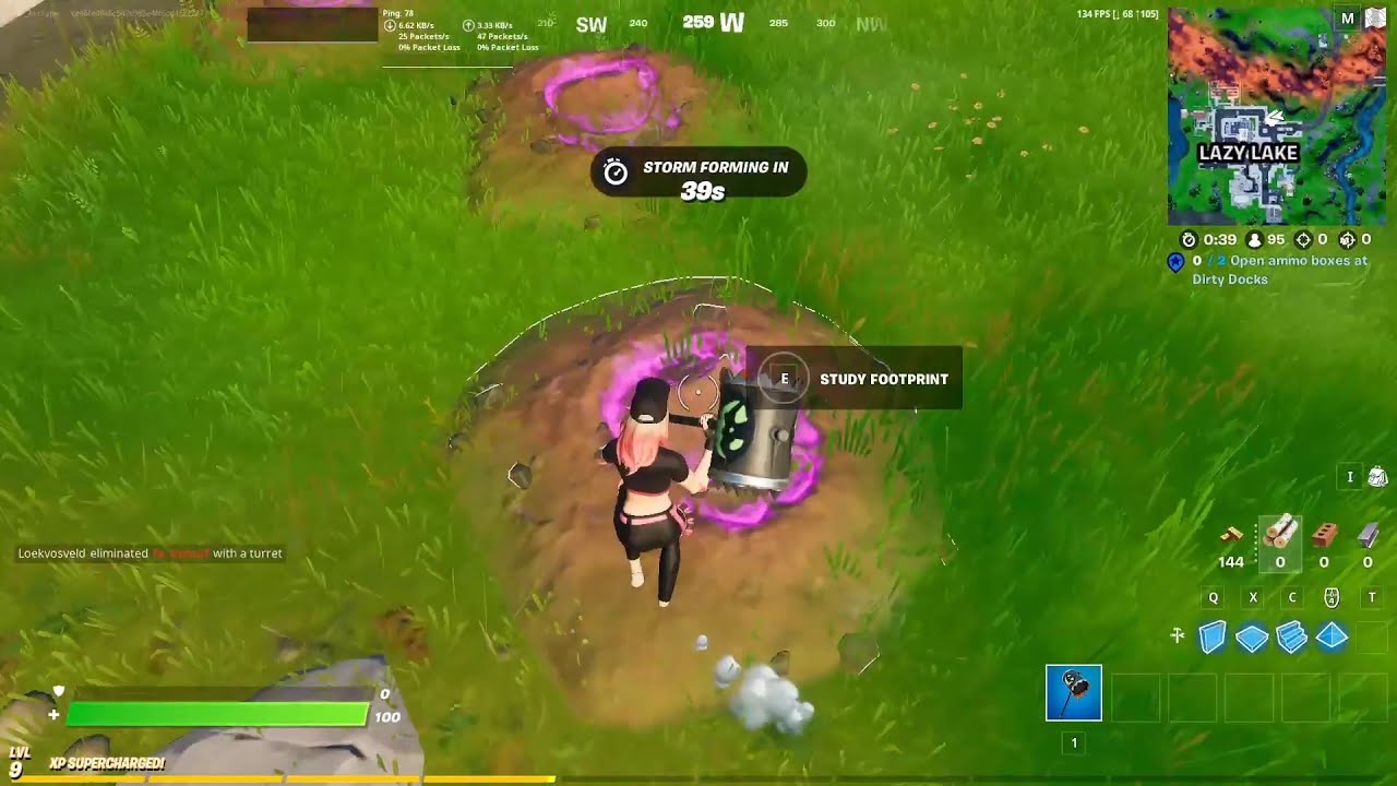 Study The Caretaker`S Footprints Fortnite Season 8 Challenge YouTube