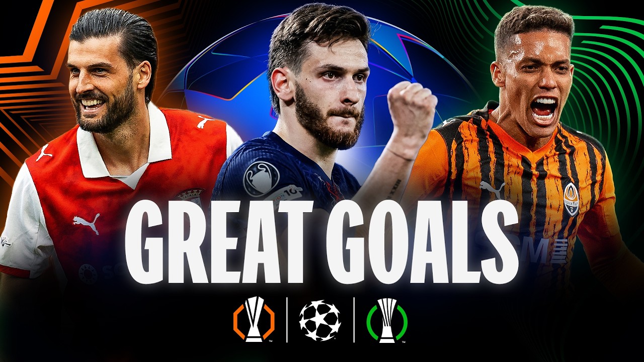 Best Quarter-Final Goals From Europe! | Champions League, Europa League & Conference League