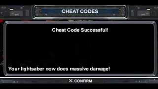 star wars force unleashed cheats PSP