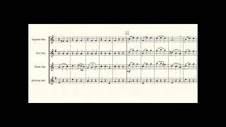 Oom Pah Pah for Saxophone quartet