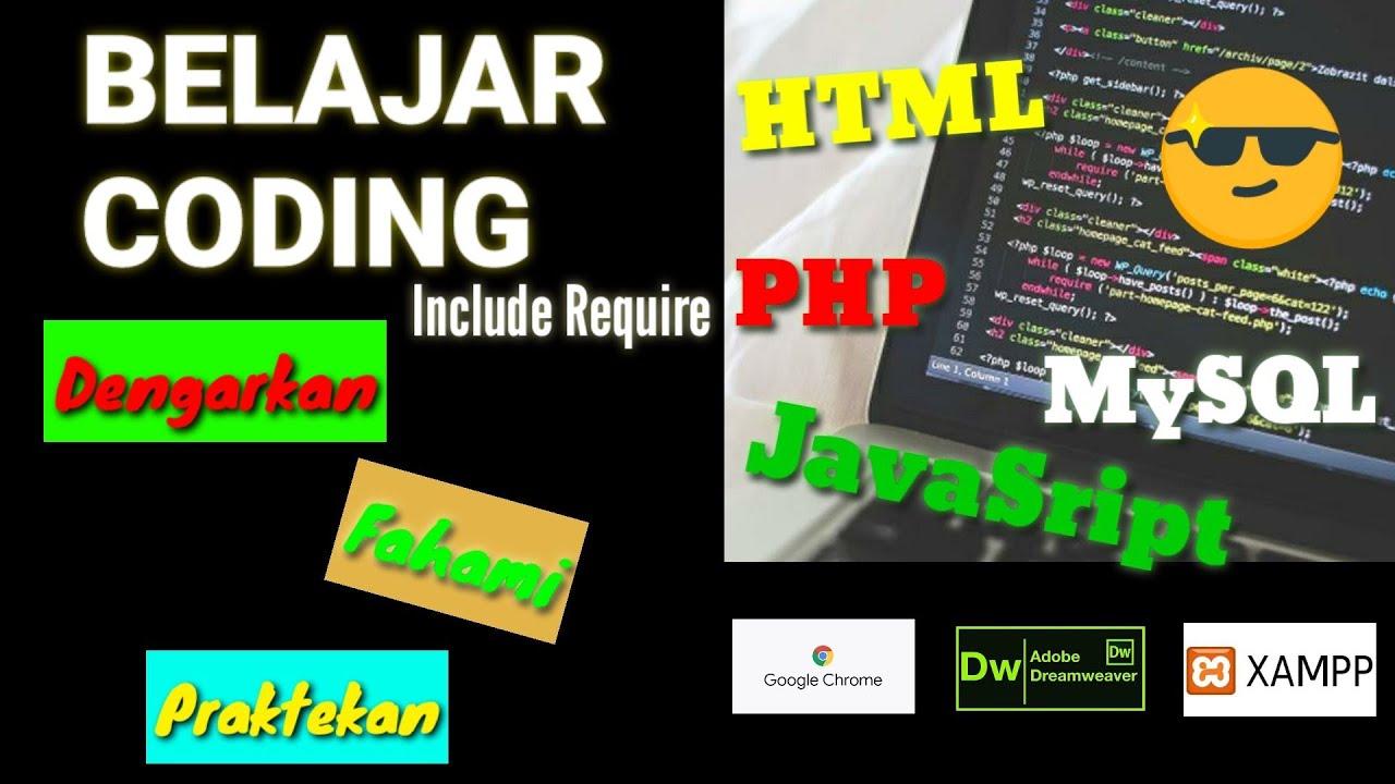 Belajar Bahasa Pemrograman PHP untuk Pemula (Include, Require) | Part 4 ...