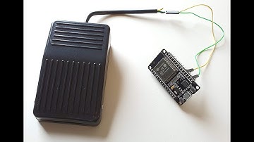 DIY bluetooth sheet music pedal with ESP32