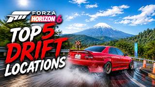 Top 5 Drift Locations in Forza Horizon 6 | Learn to Drift like pro!!
