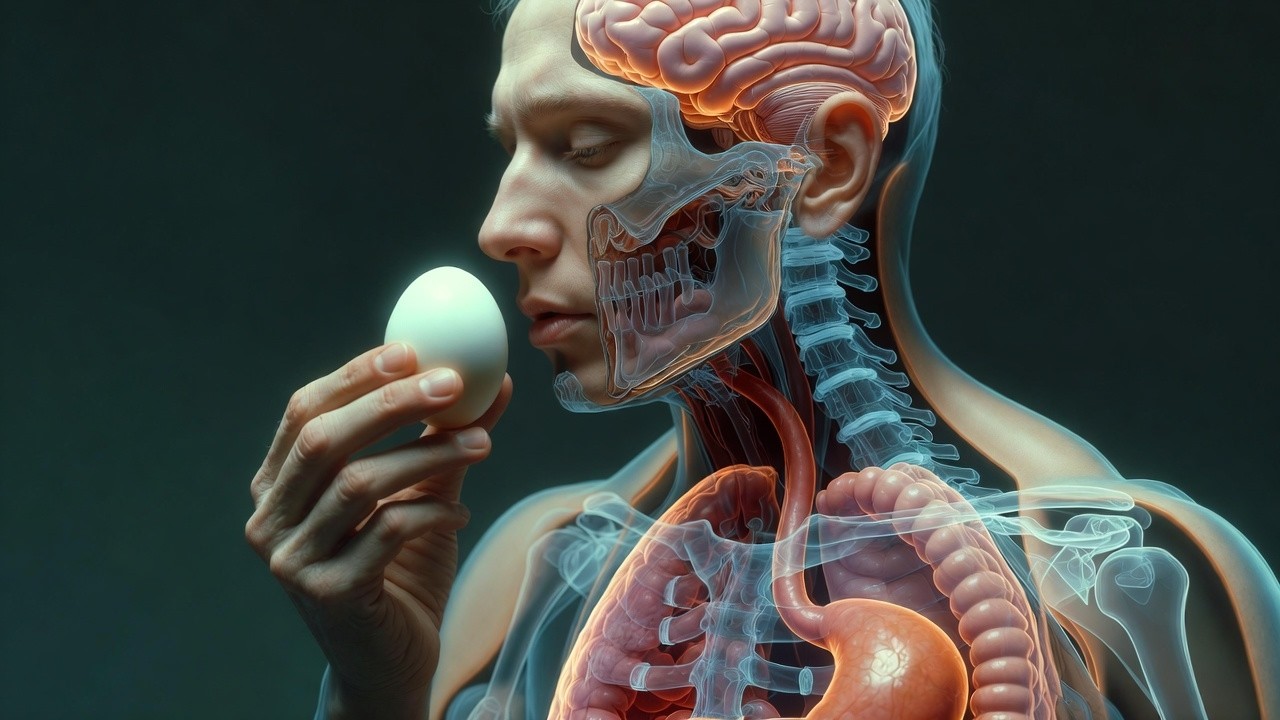 How a Boiled Egg Affects Your Body | Realistic 3D Anatomy | BioSip 3D