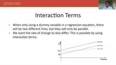 How to Interpret Coefficients in Linear Regression Models (Slope term and Interaction Term)