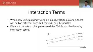 How to Interpret Coefficients in Linear Regression Models (Slope term and Interaction Term)