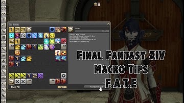 Final Fantasy XIV Macro : FATE