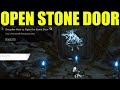 Where winds meet - Decipher How to Open the Stone Door (unknown mysterious colossus Quest guide)