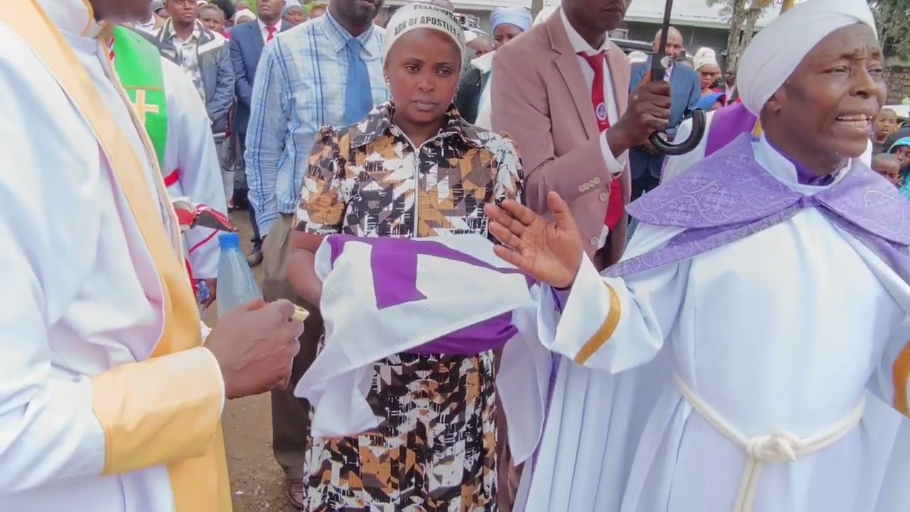 Opening the Sunday school classes by bishop George wachira. Part 1