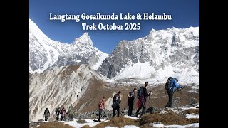 Langtang, Gosaikunda Lake \u0026 Helambu Trek October 2025