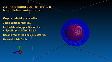 Cobalt Atom Orbitals. Performed using ab-initio method: Density Functional Theory (DFT).