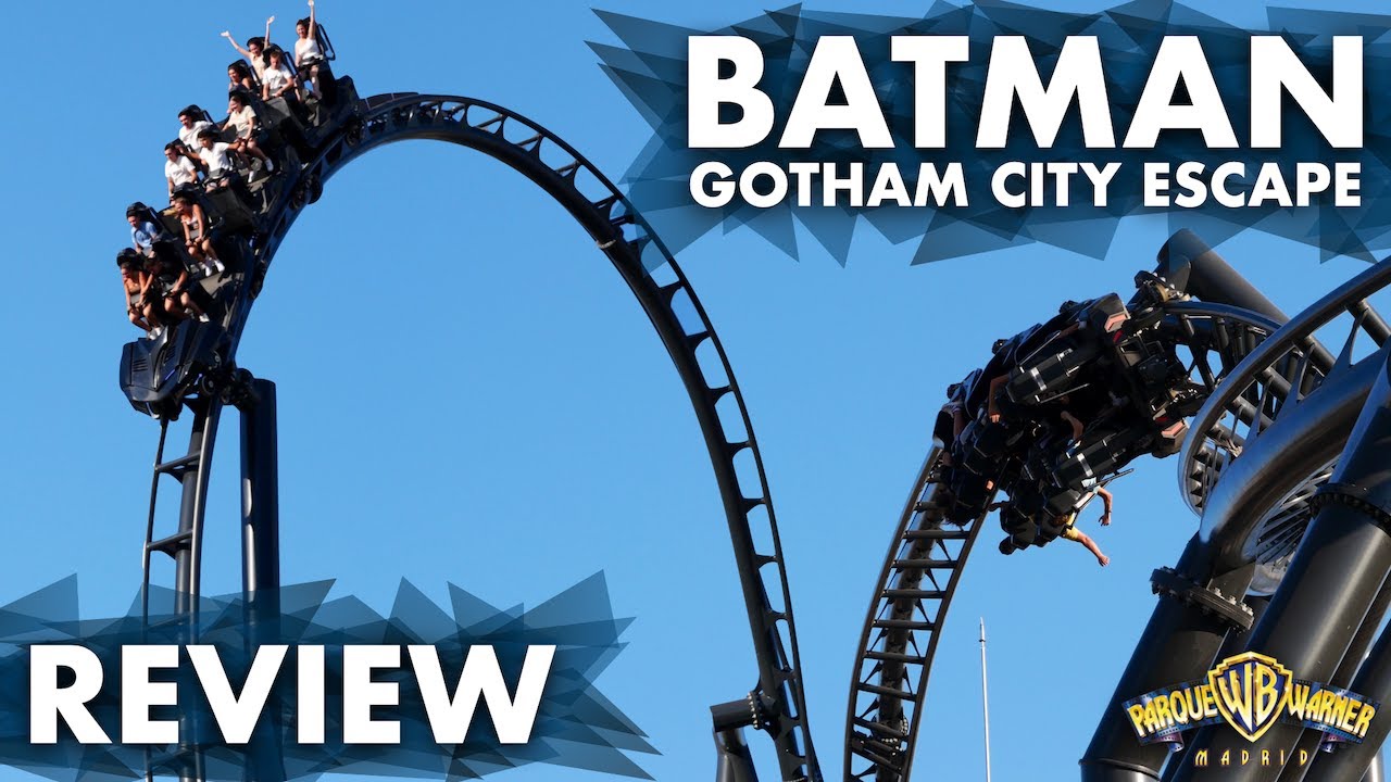 [Review] Batman Gotham City Escape - Die Highlight-Achterbahn von Spanien! | Parque Warner Madrid
