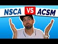 Nsca or ascm 2023  which personal trainer certification is netter