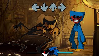 (Poppy VS Bendy ink Machine) FNF, Sonic.exe