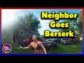 Neighbor From Hell Goes Berserk - Cops Crash the Party!