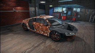 2010 Audi R8 V10 - Full Junkyard Restoration Timelapse - Car Mechanic Simulator 2018 CMS18