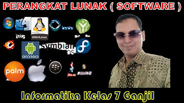 PERANGKAT LUNAK ( SOFTWARE )  INFORMATIKA KELAS 7