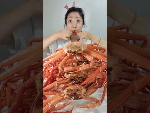 홍게 너무 맛있어요😁 red snow crab mukbang #먹방 #shorts #제품협찬