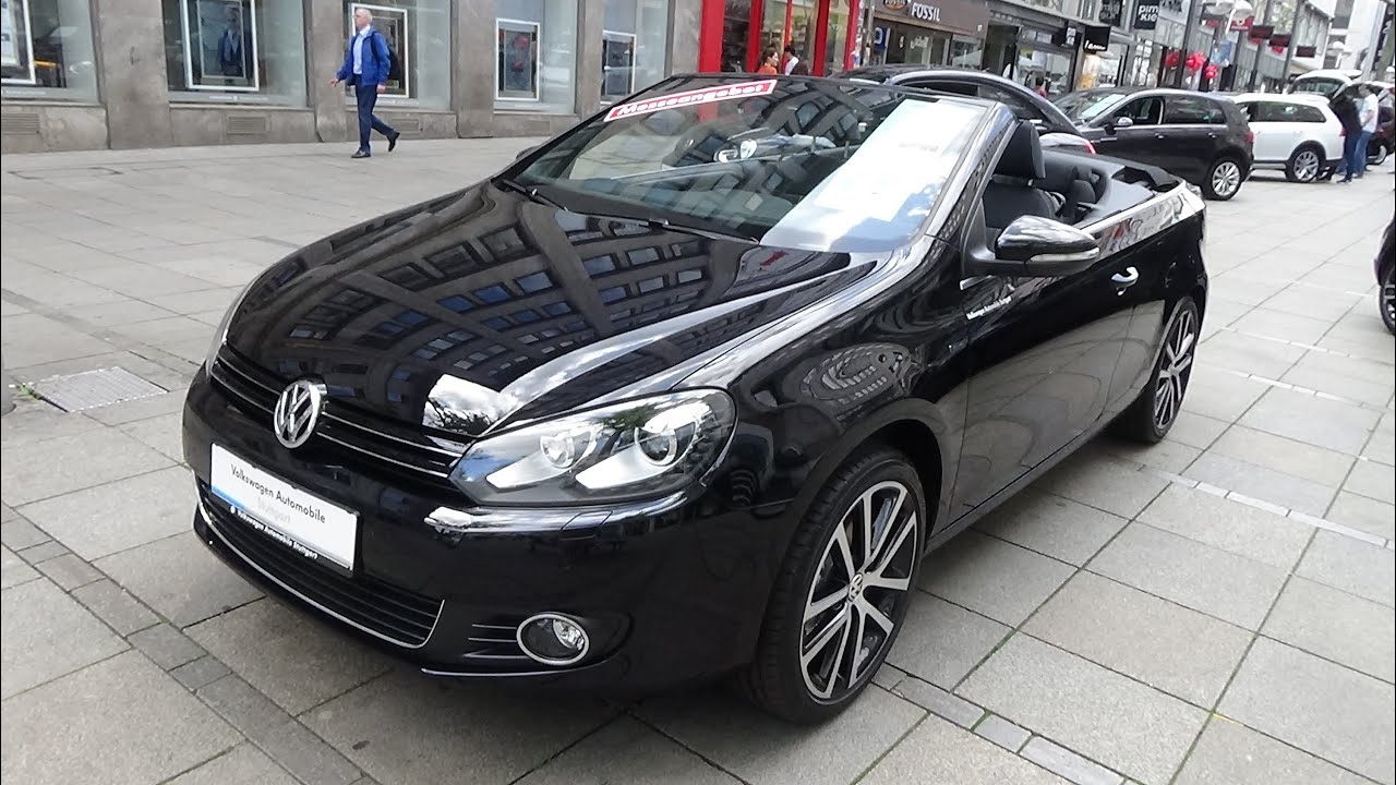 15 Volkswagen Golf Cabrio Lounge Tsi90 Exterior Interior Auto Show Stuttgart City Mobil 15 Youtube