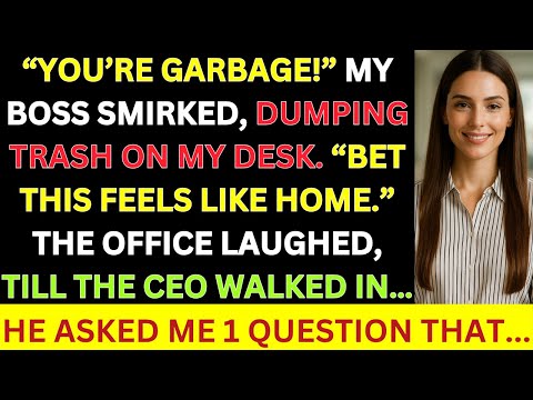 Boss Dumped Trash On My Desk Because I Missed A Deadline The CEO Walked In Seconds Later  Boss Dumped Trash On My Desk Because I Missed A Deadline The CEO Walked In Seconds Later