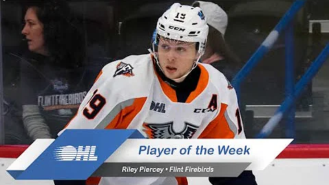 Firebirds' Riley Piercey Named OHL Player of the W...