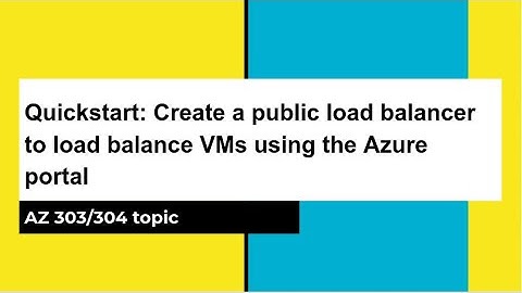 Quickstart: Create a public load balancer to load balance VMs using the Azure portal-Test Connection