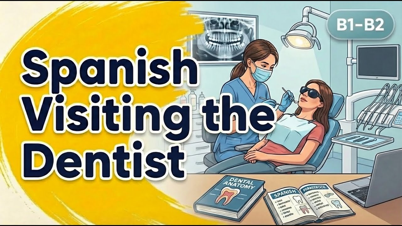 🎥 Learn Spanish Visiting the Dentist | Intermediate Spanish B1–B2