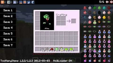 The Kootra - How to use "Toomanyitems mod" Part 2. Version 1.2.3 Of Minecraft.