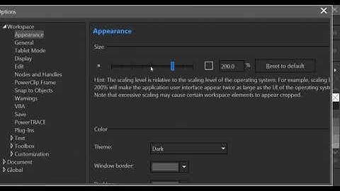 100% WORKING How to change corelDRAW 2019 theme colour