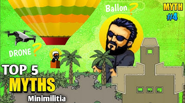 Top 5 Mythbusters in Mini Militia | Mini Militia Myths #4