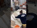 Working on a large geometric design woodworking gerberdesignco