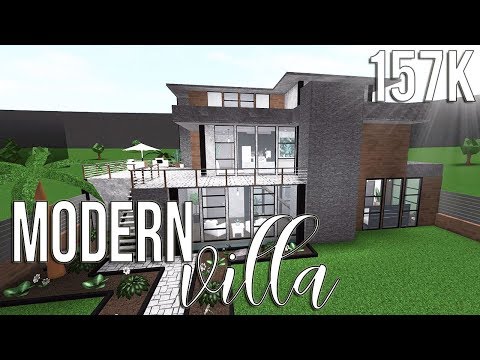 Roblox Bloxburg Modern Villa 157k Youtube - roblox bloxburg modern villa 157k youtube in 2019