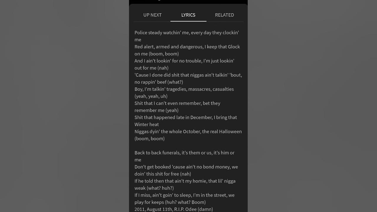 King Von - Armed And Dangerous Lyrics